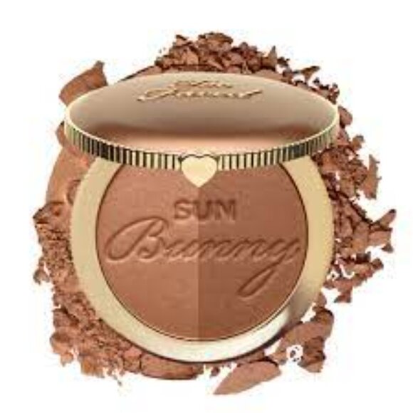 ✅ Too Faced SUN BUNNY Dual Shaded Natural Bronzer ✨ BNIB - Picture 2 of 9
